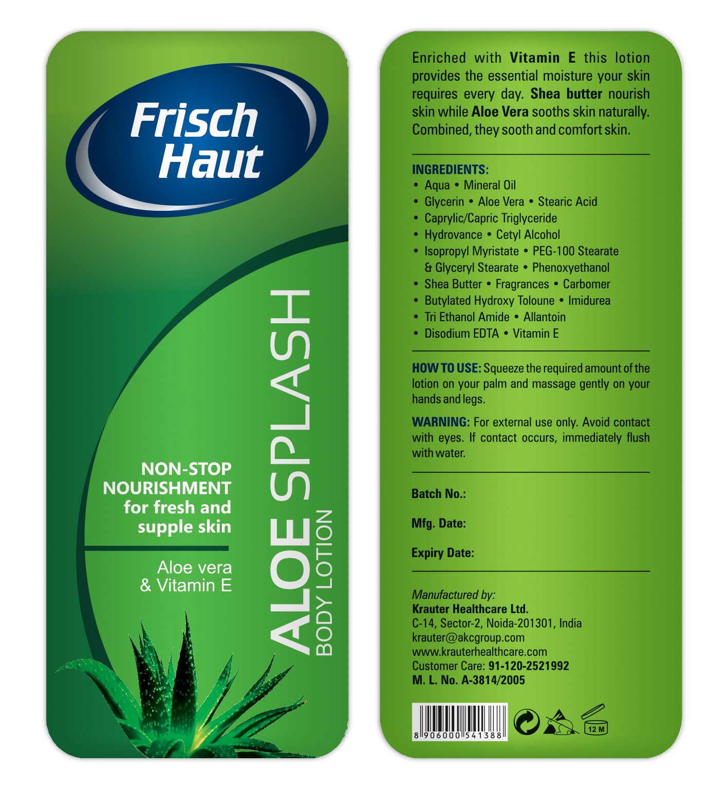 Printed label sample 15